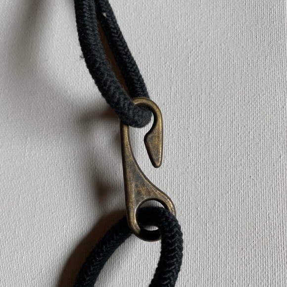 Vintage wide belt corded boho indie rope - Picture 8 of 10